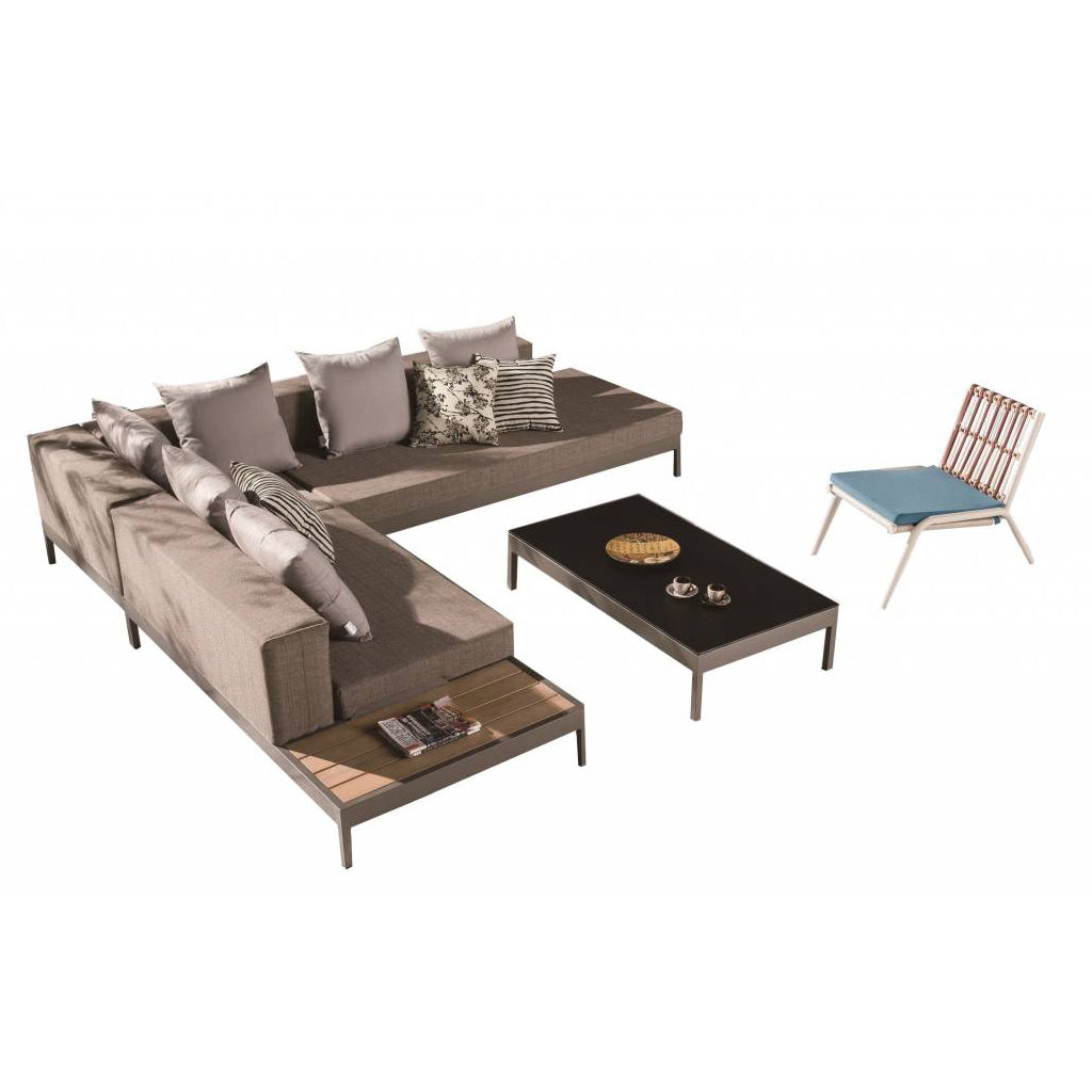 Sectional with built in deals end table